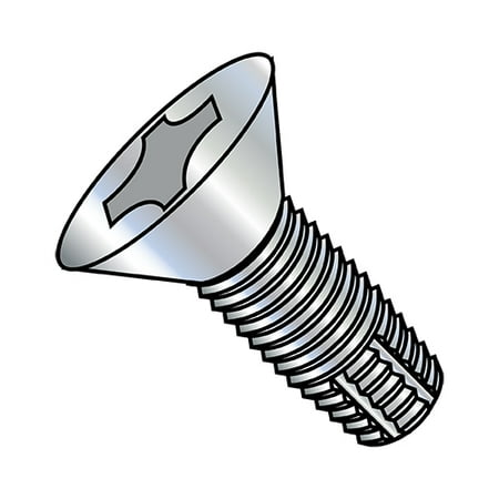 

12-24X3/4 Phillips Flat Thread Cutting Screw Type F Fully Threaded Zinc (Pack Qty 4 000) BC-1212FPF
