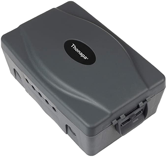 Waterproof Extension Cord Connection Box Black Weatherproof Outdoor