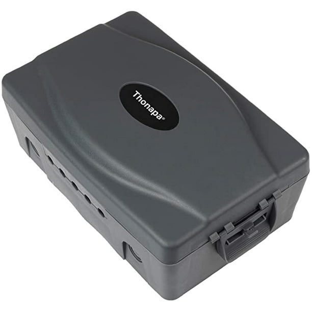 Waterproof Extension Cord Connection Box Black Weatherproof Outdoor