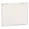 thumbnail image 6 of Acrylic Sign Holders for Slatwall & Gridwall, Horizontal Landscape, 5.5" H x 7" W, 5 Pack, 6 of 6