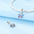 thumbnail image 5 of MULA 925 Sterling Silver Charms for Bracelets Heart Flower Cat Evil Eye Charms Gift for Women Girls, 5 of 6