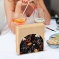 thumbnail image 3 of Yayeee Napkin Holder for Table Kitchen Paper Tissue Organization, Black Floral Pattern, 3 of 8