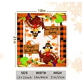 thumbnail image 2 of Happy Thanksgiving Mailbox Cover Turkey Buffalo Plaid Autumn Magnetic Mailbox Covers Standard Size 21" x 18" Vegetables Pumpkin Fall Maple Leaves Letter Mail Box Post Cover Decor, 2 of 6