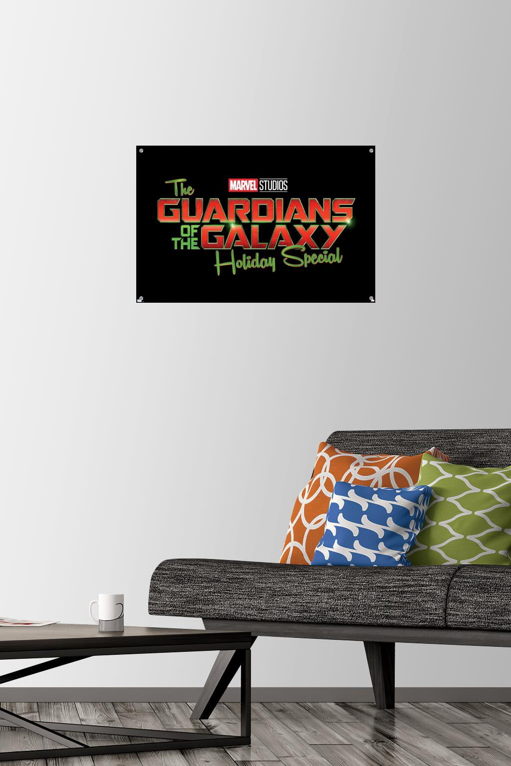 Marvel Guardians of the Galaxy Holiday Special - Logo Wall Poster with Pushpins, 14.725" x 22.375"