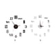 thumbnail image 5 of Reloj de pared moderno Yuarrent sin marco silencioso luminoso acrílico espejo 40cm Negro, 5 of 6