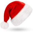 thumbnail image 1 of Gorro de Navidad, Gorro de Papá Noel, Gorro navideño Compatible con Adultos, Compatible con Terciopelo Unisex, 1 of 5