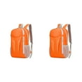 thumbnail image 1 of kurtrusly 1/2/3/5 Nylon Waterproof And Durable Camping Hiking Backpack For Convenient Travel Making Easy To Fold ORANGE 2PCS, 1 of 6