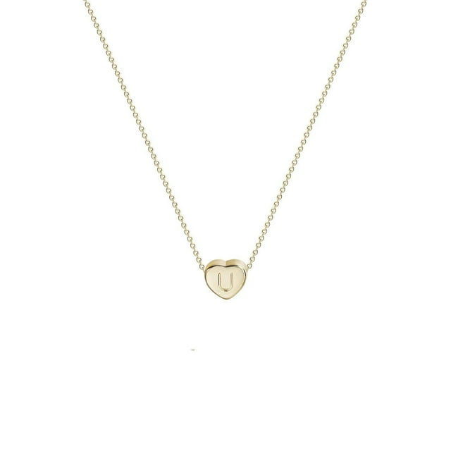 Collar para mujer, joyería para mujer, joyería de moda para mujer, regalo para mujer, 26 collares con colgante de cadena con nombre y letras en inglés, joyería, collares de moda.