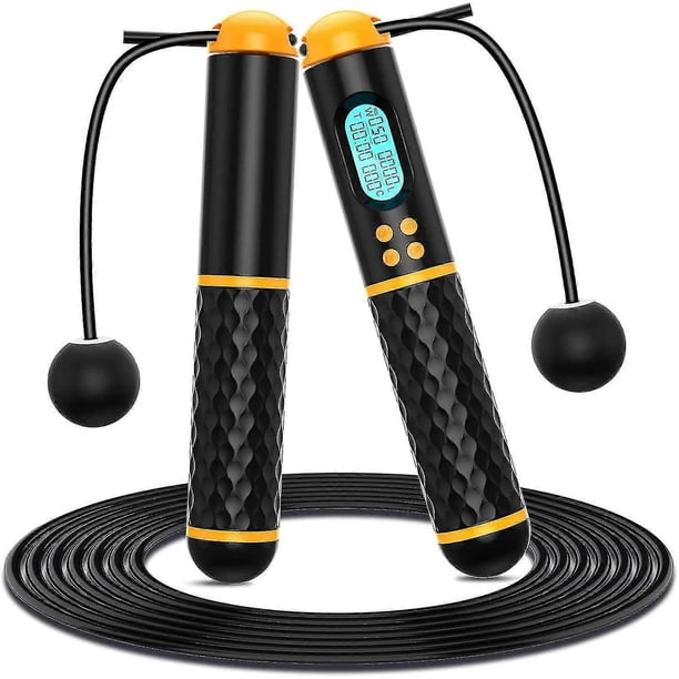 Jump Rope With Counter Adult Fitness Weighted Jump Rope With Adjustable ...