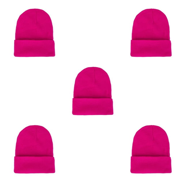 Gorro ajustable Qarigey Térmico Multifuncional A prueba de viento Color caramelo Rosa roja