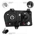 thumbnail image 4 of [For 2009-2010 Chrysler 300 Halogen Model] LED Halo Ring Black Projector Headlight Headlamp Assembly, Driver & Passenger Side, 4 of 7