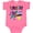 Hot Pink, variant on Inktastic I Love My Mom- 80s Retro Style Boys or Girls Baby Bodysuit