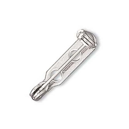 - Silver Tone Glue On Bar Pin Back 3/4 Inch (20mm) (24Pcs)