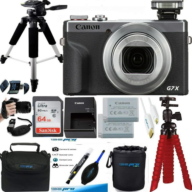 Canon Powershot G7 X Mark Iii 1 Megapixel Digital Camera Silver Premium Accessories Bundle International Version Walmart Com Walmart Com