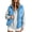 Light Blue, variant on DYTTDG Women's Solid Color Stand Collar Puffer Vest, Full Zipper Sleeveless Outerwear With Side Pockets, Lightweight Casual Quilted Gilet for Fall Winter Daily Wear