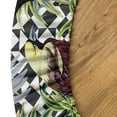 thumbnail image 5 of Ambesonne Tropical Fitted Round Tablecloth, Toucans Parrots Bird Print, 56"- 60" Diameter, Green Multicolor, 5 of 5