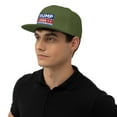 thumbnail image 6 of Yiaed Trump 2024 Keeping America Great Print Classic Hat Cap Hip Hop Style Flat Bill Adjustable Size, 6 of 6