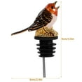 thumbnail image 2 of Toyvian Alloy Wine Pourer Spout with Bird Design and Golden Finish Multi Functional Stopper, 2 of 8