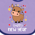 thumbnail image 4 of Inktastic Happy New Year Cute Ox Boys or Girls Baby Bib, 4 of 4