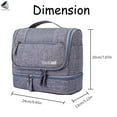 PULLIMORE Large Hanging Toiletry Bag for Women and Men, Travel Toiletry
