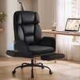 thumbnail image 7 of Homall Office Chair, Velvet Ergonomic Criss Cross Desk Chair with Adjustable Armrests, Swivel Vanity Chair Comfy Computer Chairs, Black, 7 of 7