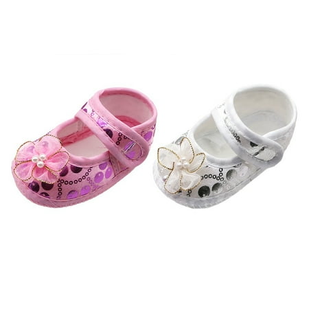 

Baby Girls Printed Cotton Shoes Soft Sole Casual Toddler Shoes