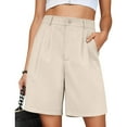 thumbnail image 2 of TYGHBN Comfortable Summer Casual Five Point Shorts for Everyday Wear Perfectly Paired with Short Sleeve Tops Easy Care Machine Washable Bottoms Track Women Women Pants Women's Casual Pants for Work, 2 of 4