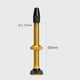 thumbnail image 1 of Ciclismo 2pcs 60mm MTB Road Bike Extender Válvulas Tubeless Presta Valve Core (Amarillo) Likrtyny Para estrenar, 1 of 9