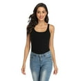 thumbnail image 3 of Attraco Women's Cotton Basic Camisoles with Shelf Bra Tank Tops, 3 of 8