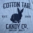 thumbnail image 2 of Womens Cotton Tail Candy Co T Shirt Funny Easter Sunday Chocolate Bunny Rabbit Tee for Ladies Womens Graphic Tees, 2 of 7
