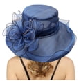 thumbnail image 1 of WEIYLL Chapeau de Soleil Femme Robe Grand Ombre Fleur Douche Nuptiale Plage Protection Solaire Couvre-Chef, 1 of 5