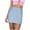 Blue, variant on XZNGL Womens Spring/Summer Printed Mesh Double Slim Wrapped Hip Skirt