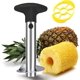 thumbnail image 1 of Pelador y rebanador de piña, pelador de cortador de piña de cocina de acero inoxidable 304 más grueso para quitar y cortar fácilmente el núcleo con cuña, herramienta premium para quitar el núcleo de JAMW Sencillez, 1 of 5