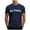 Dark Blue, variant on Mens Graphic T Shirts Crew Neck Short Sleeve Top Los Angeles Print Cotton Blend Regular Fit Summer Casual Streetwear Workout Tee, California Souvenir Apparel