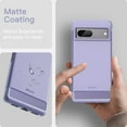 thumbnail image 2 of JETech Slim Fit Case for Google Pixel 7, Thin Phone Cover Matte Finish with Shock-Absorption and Carbon Fiber Design (Purple), 2 of 7