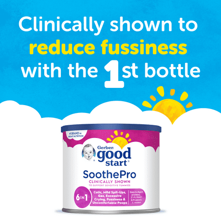 Gerber Good Start Soothe Pro Powder Baby Formula, 12.0 oz Canister