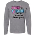 thumbnail image 3 of Inktastic Pink or Blue Great Grandma Loves You Long Sleeve T-Shirt, 3 of 5