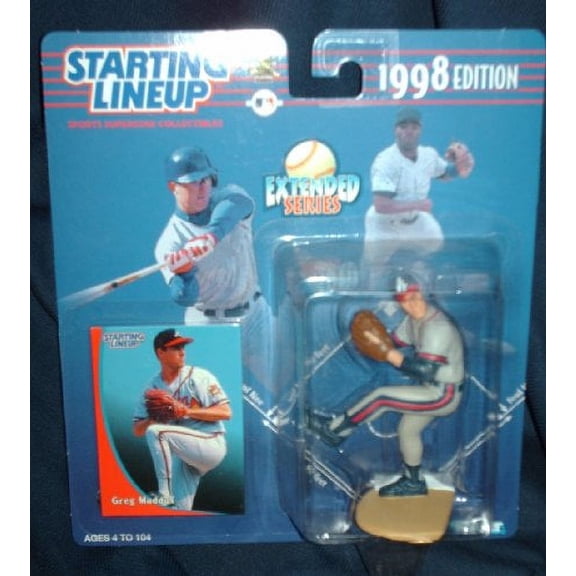 1998 SLU Starting Lineup Greg Maddux Action Figure