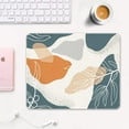 thumbnail image 2 of Mouse Pad, 12 x 10 in Thick Rubber Premium-Textured Non-Slip Stitched Edges Waterproof Square Mouse Mat with Cute Pattern for Gaming Work Computer Office, Larger, Abstract Art Leaves, 2 of 7