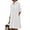 White, variant on Chouyatou Women's Spring Summer Button-Down Shirt Dress Loose A-Line Midi Shift Tunic Dress