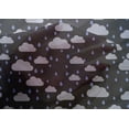 thumbnail image 4 of oneOone Cotton Silk Fabric Raindrop & Clouds Nature Print Fabric BTY 42 Inch Wide, 4 of 4