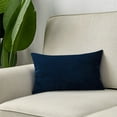 thumbnail image 2 of Velvet Solid Colors Pillow Covers 18''x18''/12''x20''/20''x20'' Pack of 2, 9 colors (With Inserts), 2 of 2