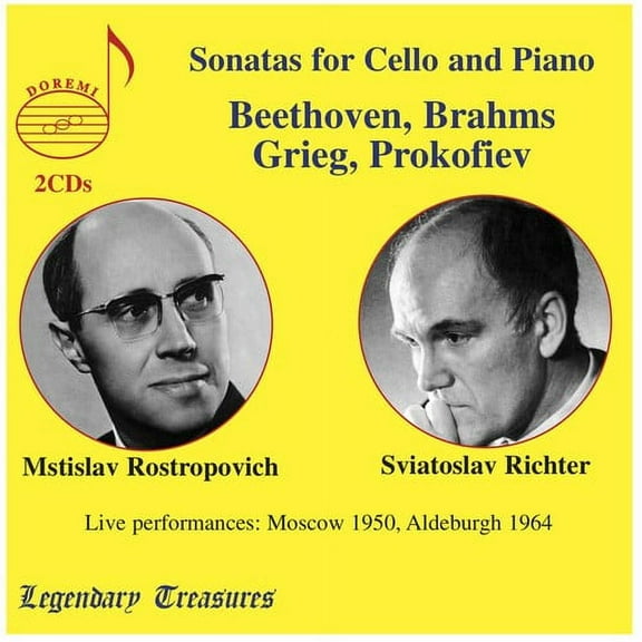 Mstislav Rostropovich - Sonatas for Cello & Piano - Music & Performance - CD