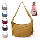 thumbnail image 1 of Bolso Cruzada Mujer Bandolera Impermeable Con Gran Capacidad Xtellar dorado, 1 of 3