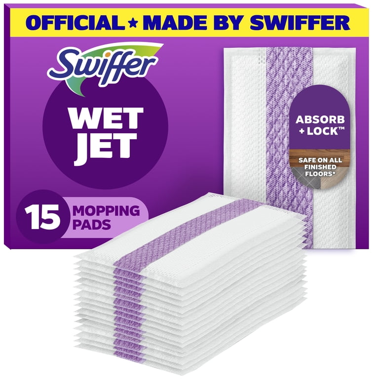 Swiffer WetJet Mop Cleaning Pads Refill, 15 Count photo 1