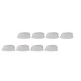 thumbnail image 5 of 8 Sets Double end Snare Drum Lugs Connector Drum Set Parts Accessories (Silver), 5 of 9