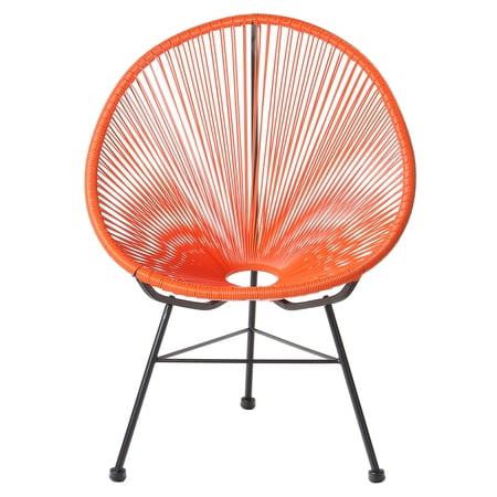 Acapulco Outdoor Lounge Chair - Orange Cord
