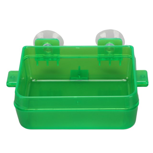 Alimentador de alimentación para reptiles pequeño, comedero para reptiles con ventosa, alimentación para reptiles, cuenco de agua, ventosa, alimentador para reptiles, rendimiento finamente ajustado Jadeshay A