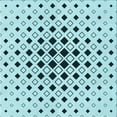 thumbnail image 1 of Ahgly Company Indoor Square Patterned Seafoam Green Area Rugs, 6' Square, 1 of 6