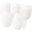 White, variant on Mittens with String No Scratch Mitts 5 Pack 0-12month